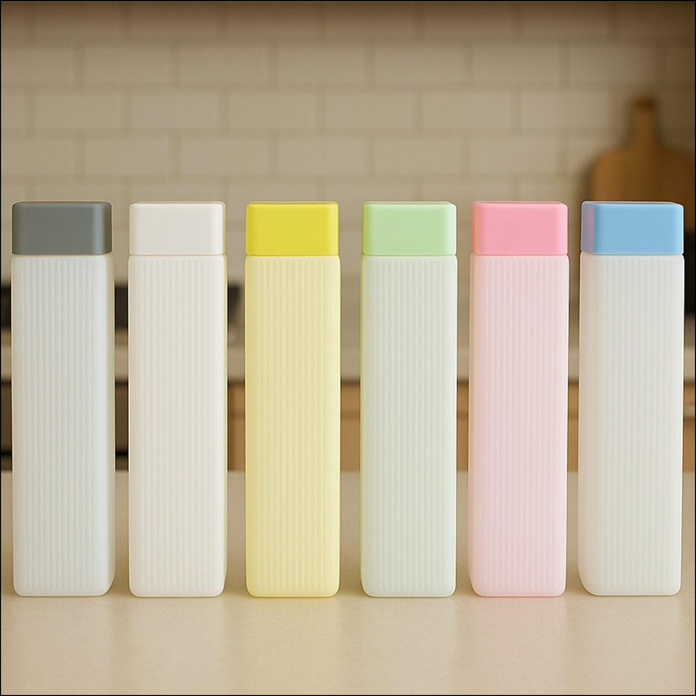6 Pcs BPA-Free Hydration Water Bottles - Superior eMart