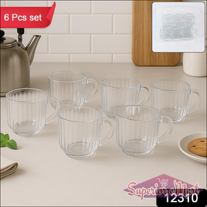 6 Pcs Set Unbreakable Plastic Tea Cups - Superior eMart