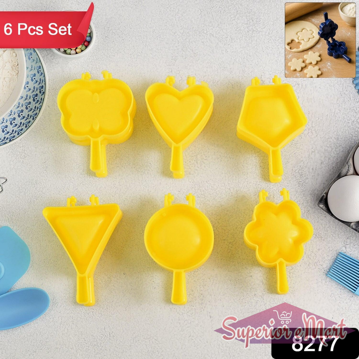 6 Piece Cookie Mold Kit - Unique Shapes - Superior eMart