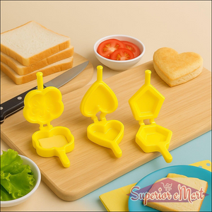 6 Piece Cookie Mold Kit - Unique Shapes - Superior eMart