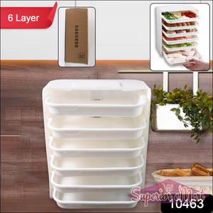 6-tier Wall Shelf for Kitchen Storage - Superior eMart