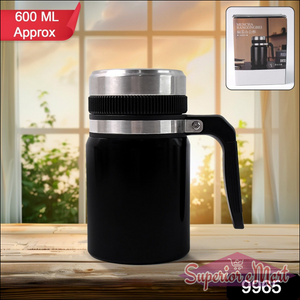 600ml Insulated Coffee Mug with Handle - Superior eMart