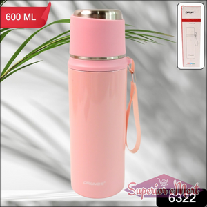 600ml Insulated Water Bottle - Pink - Superior eMart
