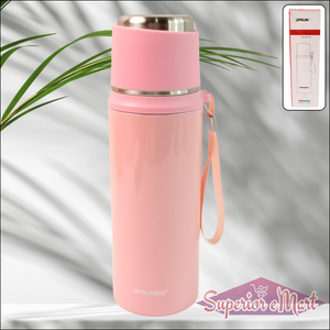 600ml Insulated Water Bottle - Pink - Superior eMart