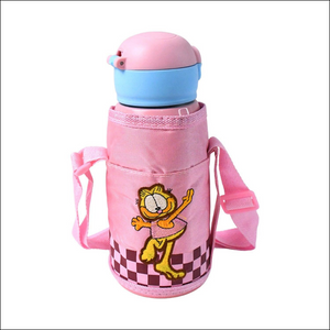 600ml Vacuum Bottle with Strap Pink - Superior eMart