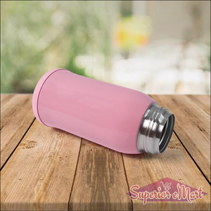 600ml Vacuum Bottle with Strap Pink - Superior eMart