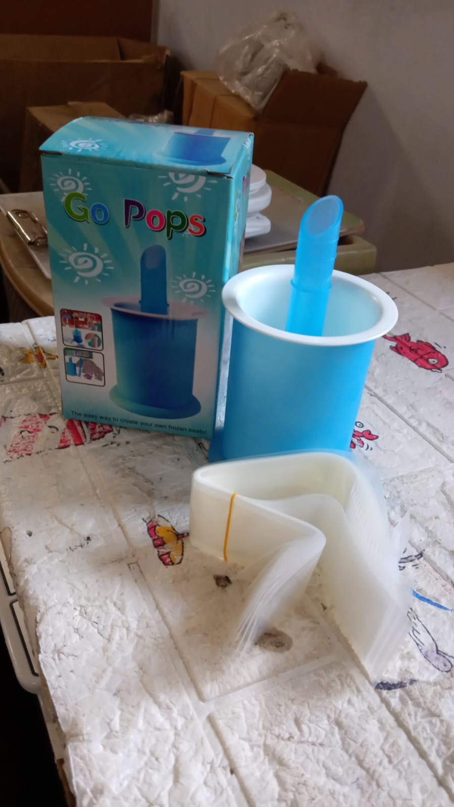 Homemade Popsicle Maker Manual Ice Cream Machine With Approx 20 Pcs Packing Bag  - 5512_diy_ice_cream_maker