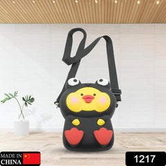 Cute Cartoon Girls' Backpack, Shoulder Bag /  Purse, Portable, Mini Silicone Han - 1217_cute_cartoon_shoulder_purse