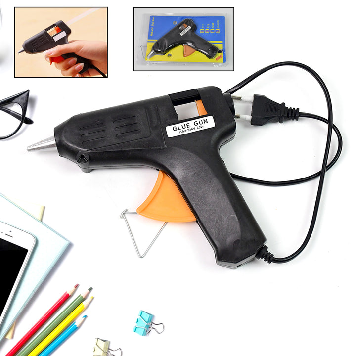 60W hot glue gun with ergonomic design and safety features for crafting and repairs