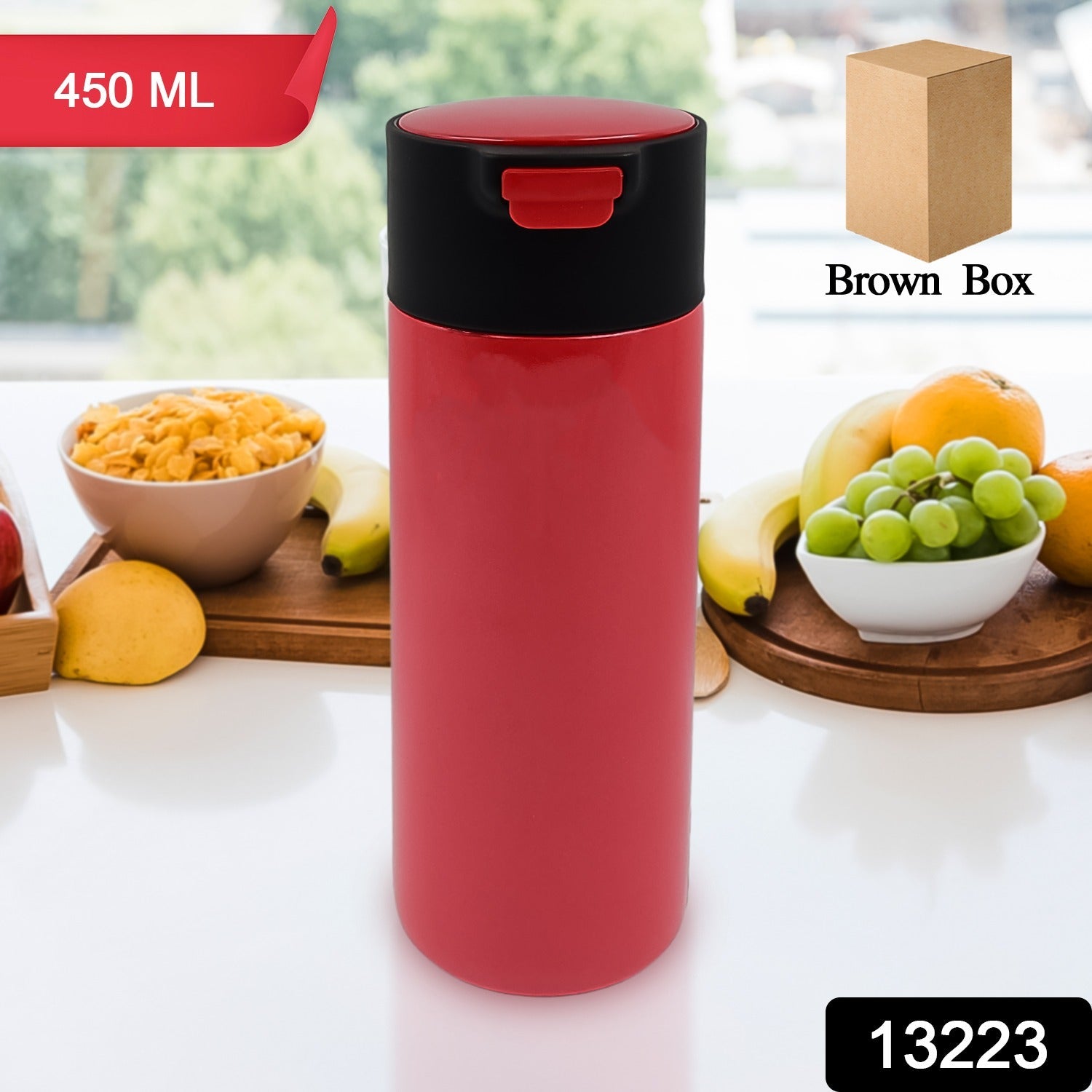 Insulated Vacuum Stainless Steel Water Bottle (450 ML) - 13223_ss_vacuum_bottle_450ml_no23