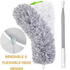 Microfiber Dusters for Cleaning, Telescoping Feather Duster with 100 inches Exte - 1279_microfiber_telescoping_duster