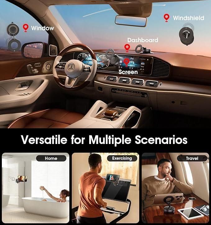 Vacuum Suction Magnetic Phone Holder 4