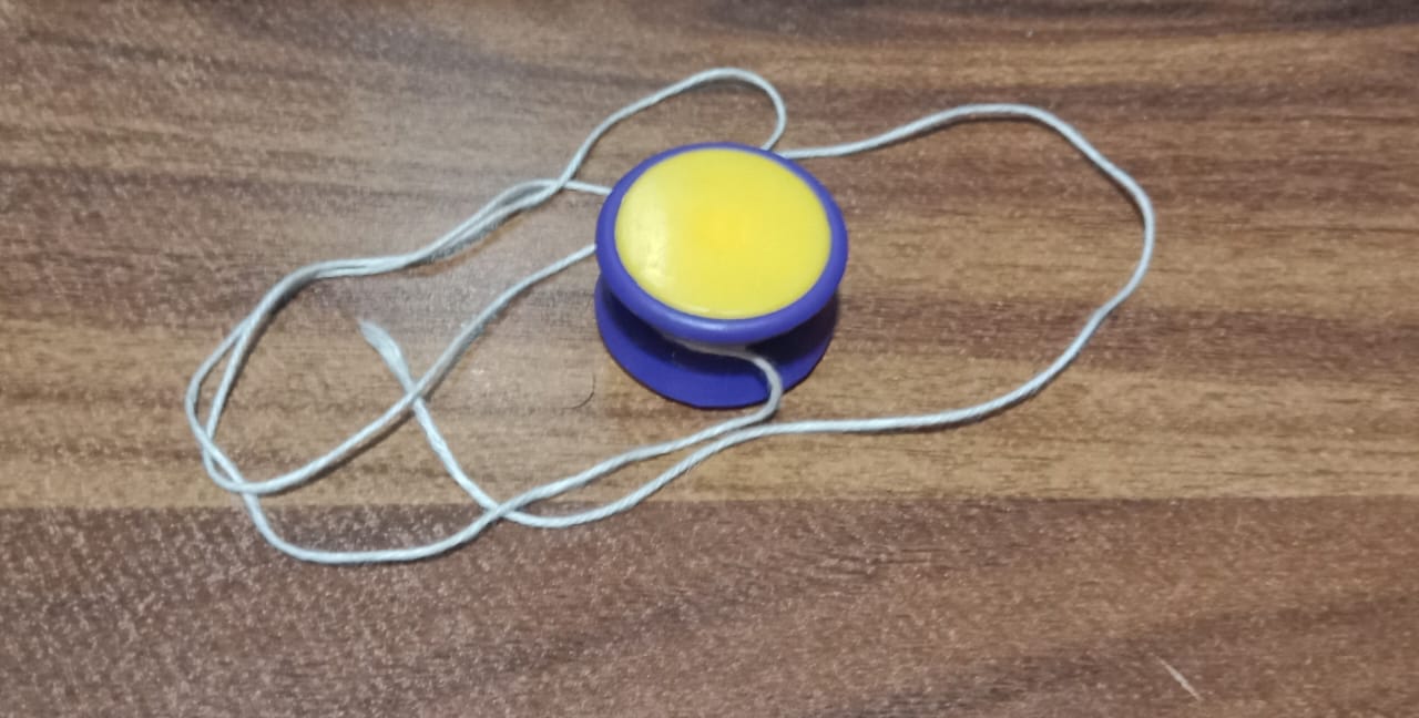 Small yoyo toy with string, rotating yoyo toy, brain exerciser for kids - 1945_yoyo_toy_atp72_1pc