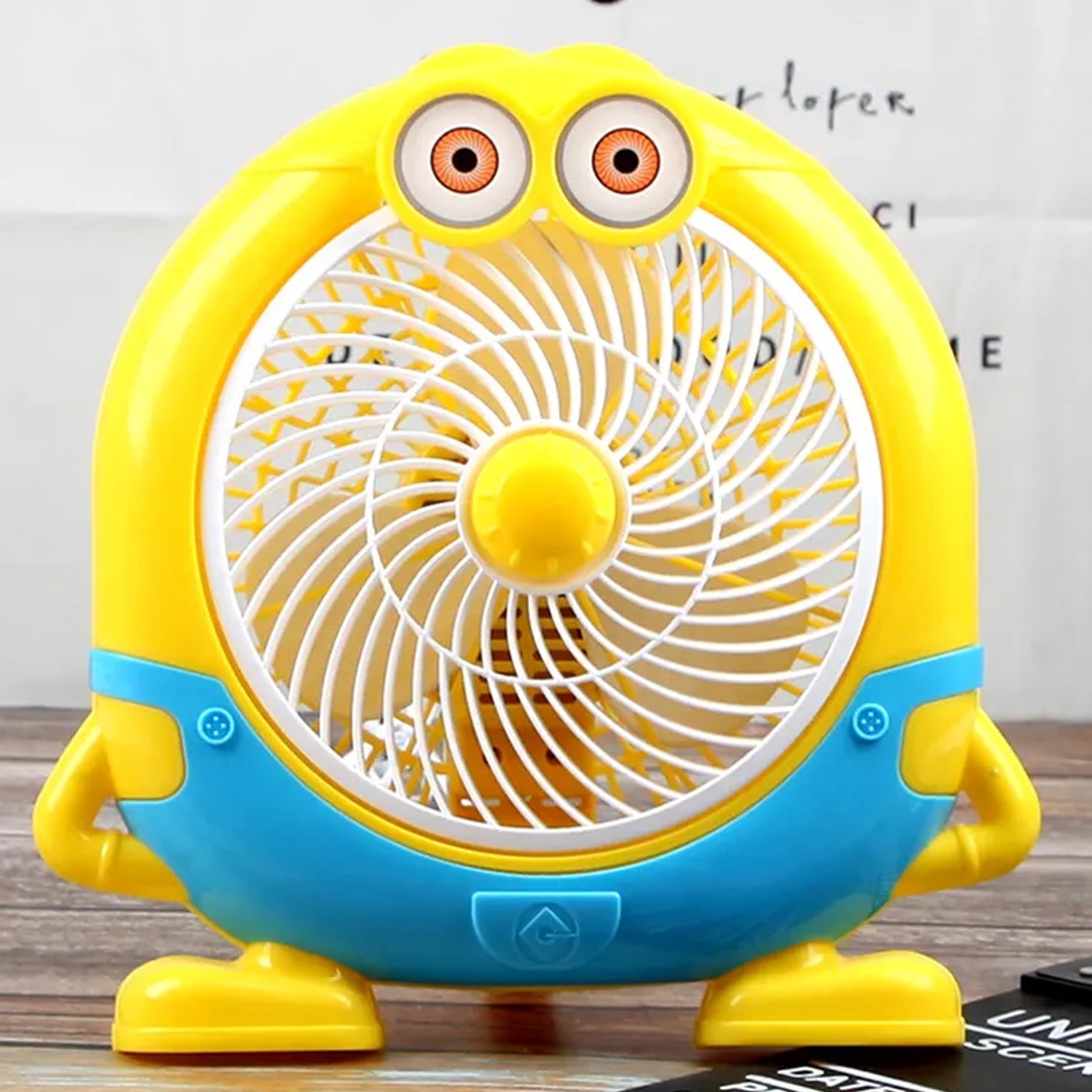 plastic cute mini electric usb fan desk fan for children ( Battery Not Include) - 6464_usb_cartoon_fan