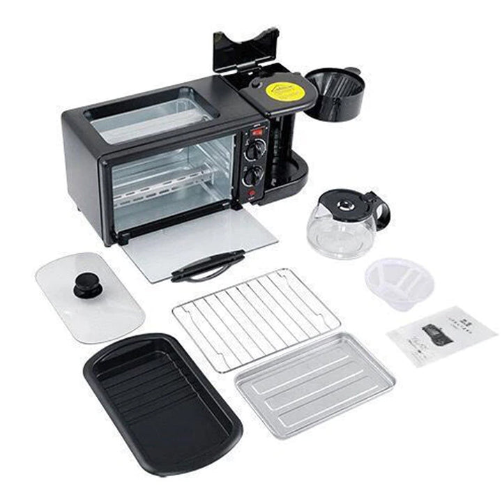 3 in 1 Breakfast Maker with Coffee Pot