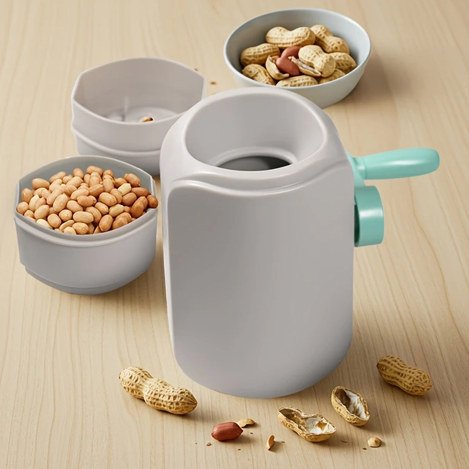 Manual Peanut Sheller Machine - Easy Hand Crank Peeler