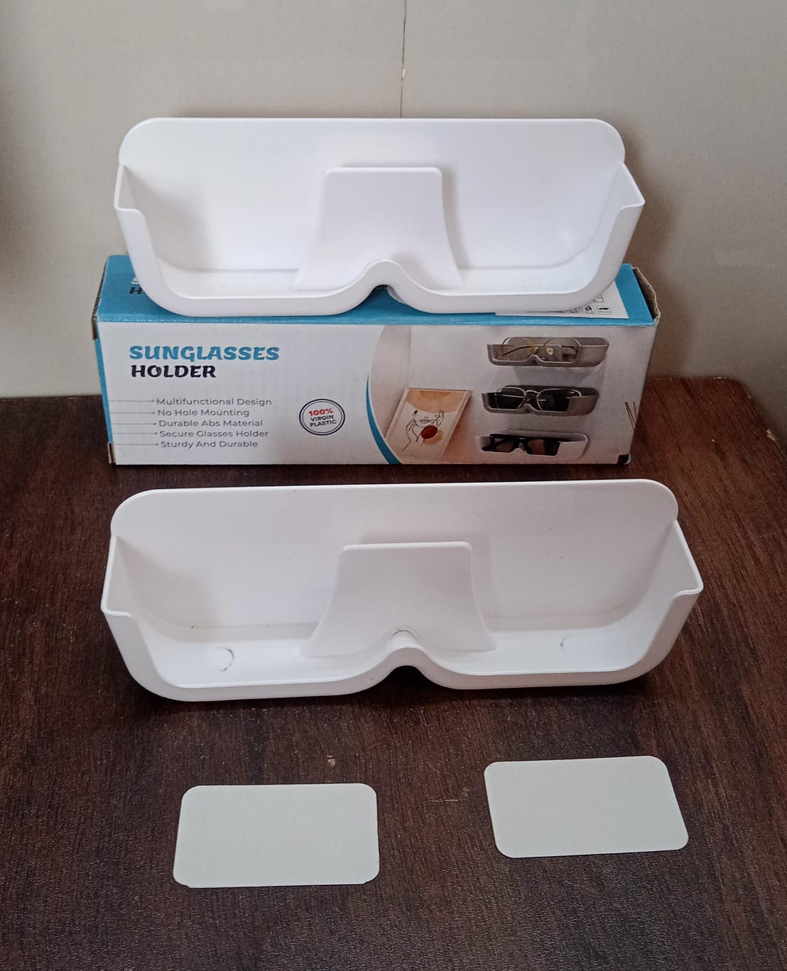 Wall Mount Sunglass Organizer Simple Space Saving Glasses Storage Box Eyewear St - 17823_sunglasses_holder_2pc