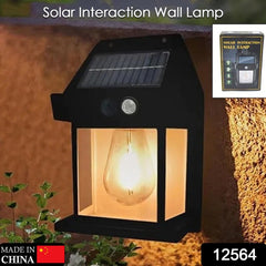 Solar Wall Lights / Lamp Outdoor, Wireless Dusk to Dawn Porch Lights Fixture, So - 12564_solar_wall_lamp_1pc