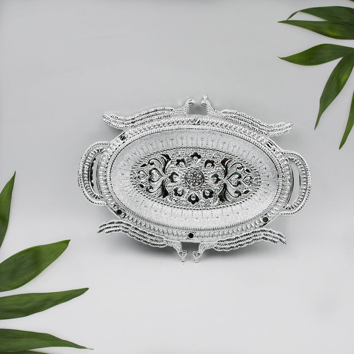 Decorative Mukhwas Serving Tray, Mukhwas Plate, Fancy Candy Tray, and Dry Fruit Serving Tray