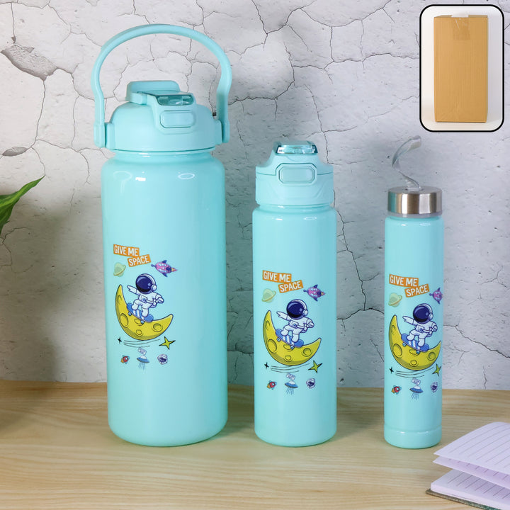 Water Bottles 2000ml + 900ml + 300ml - 3 Pc