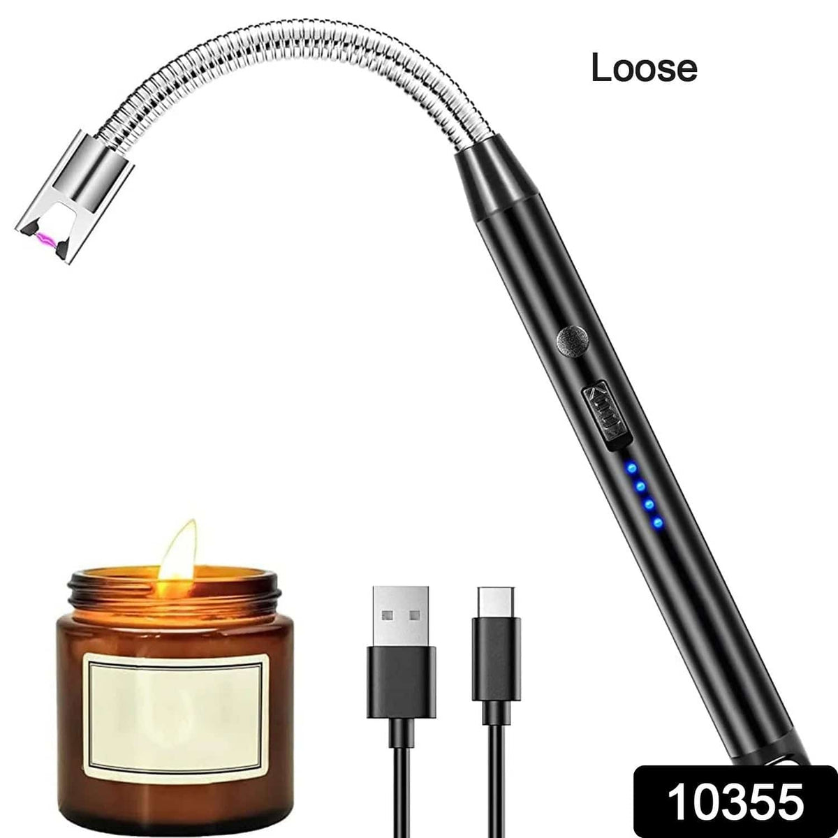 Electronic Smoking Plasma Lighters For Multipurpose Like Candles Grill Bbq (1 Pc  Loose  Mix Color) - Superior eMart