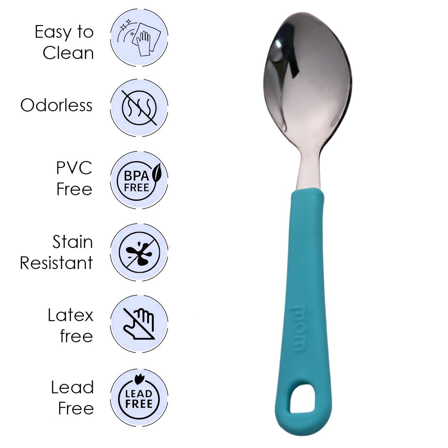 Superior eMart Stainless Steel Tea Spoons Set - 6 Pieces
