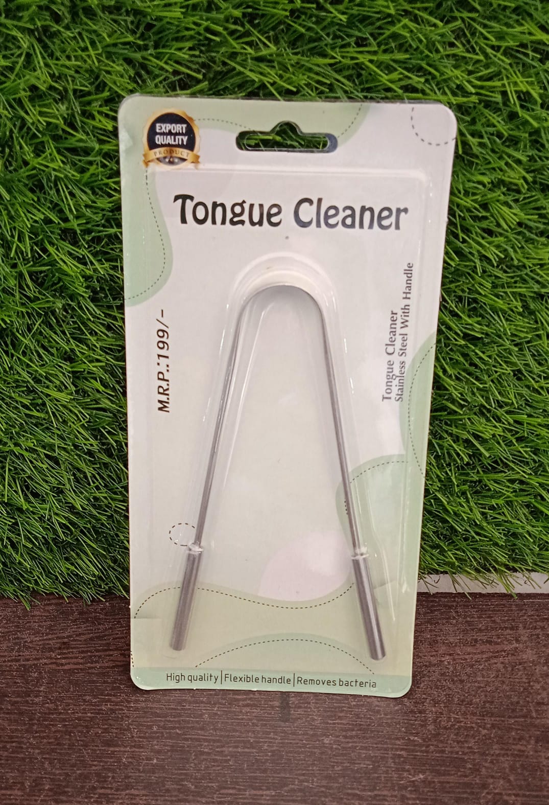 Tongue Cleaner For Kids & Adults | Tongue Scraper For Bad Breath, Maintain Oral  - 12593_steel_tongue_cleaner_1pc