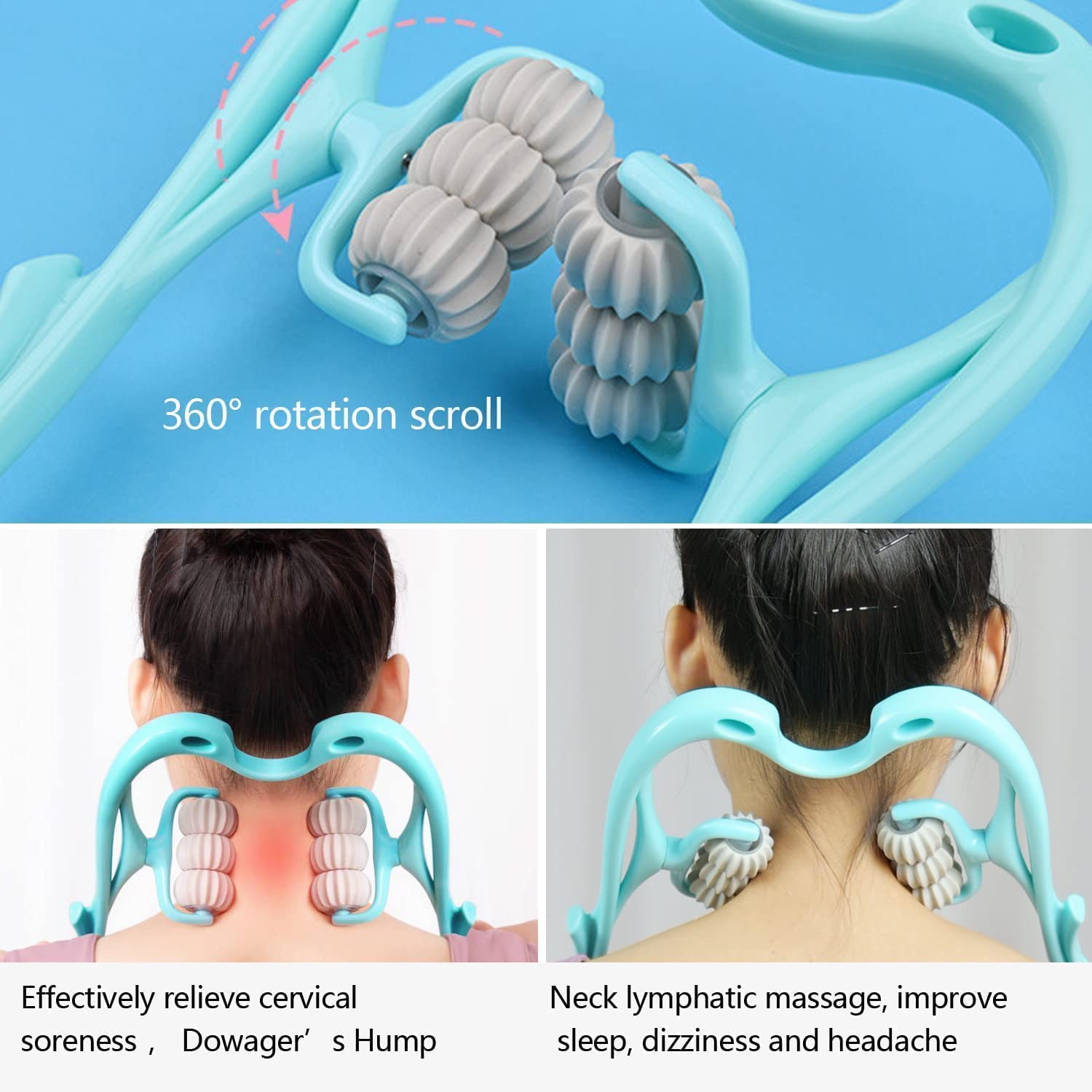 Neck & Shoulder Massager: Portable Relief for Back, Waist & More (1 Pc) - 6593a_neck_shoulder_massager