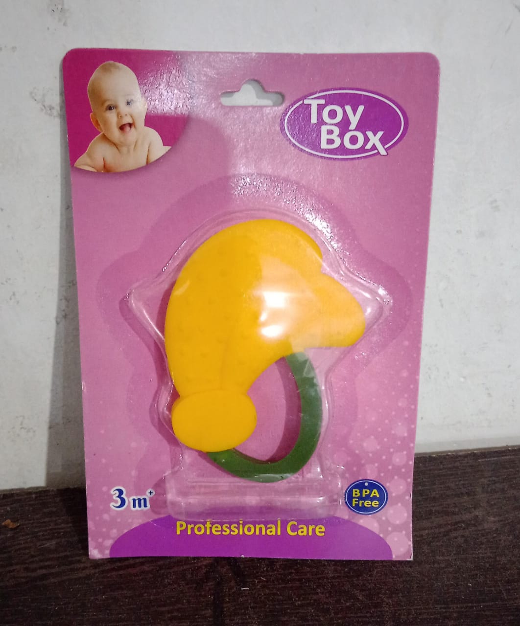 Baby Silicone Teether (1 Pc): Food Grade, Non-Toxic, Teething Relief (3 Months+) - 8851_banana_baby_teether_1pc