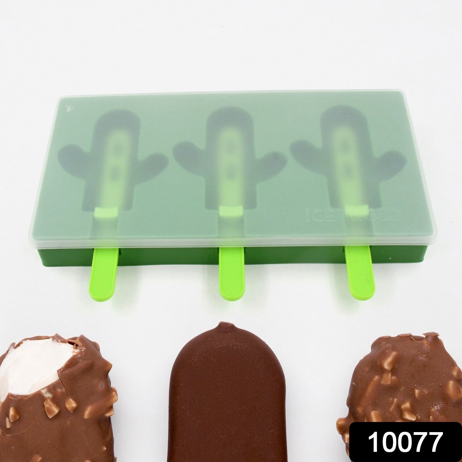 Ice Cream Mould Popsicle Mold, Cactus Shape Ice Pop Molds Homemade Popsicle for  - 10077_pla_cactus_ice_mould_1pc