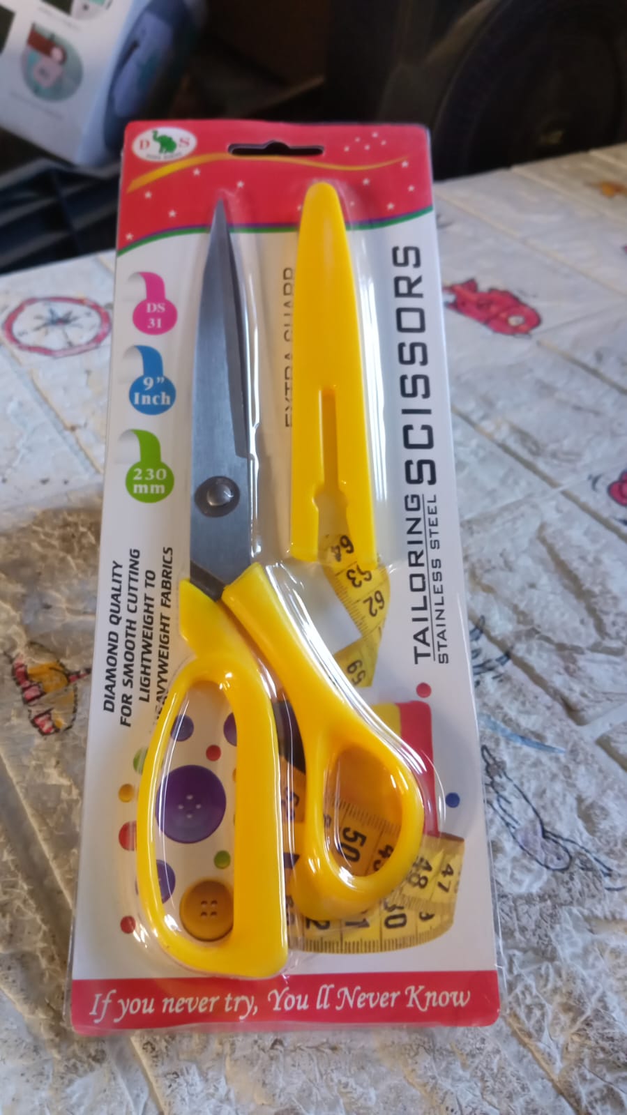 Scissors for craft work paper cutter Scissor stainless steel All Purpose Ergonom - 7583_ss_scissor_9_inch_cover