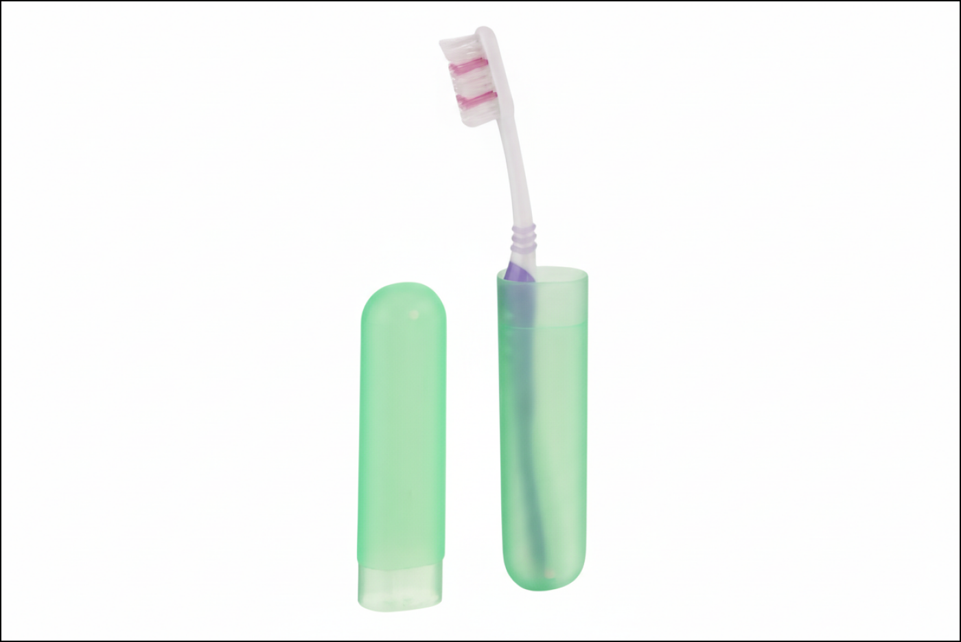 6pc Tooth Brush Travel Covers / Case / Holder - Home & Kitchen