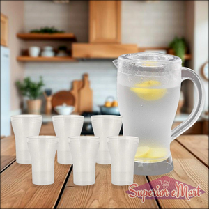 7 Piece Unbreakable Glassware Set - Superior eMart