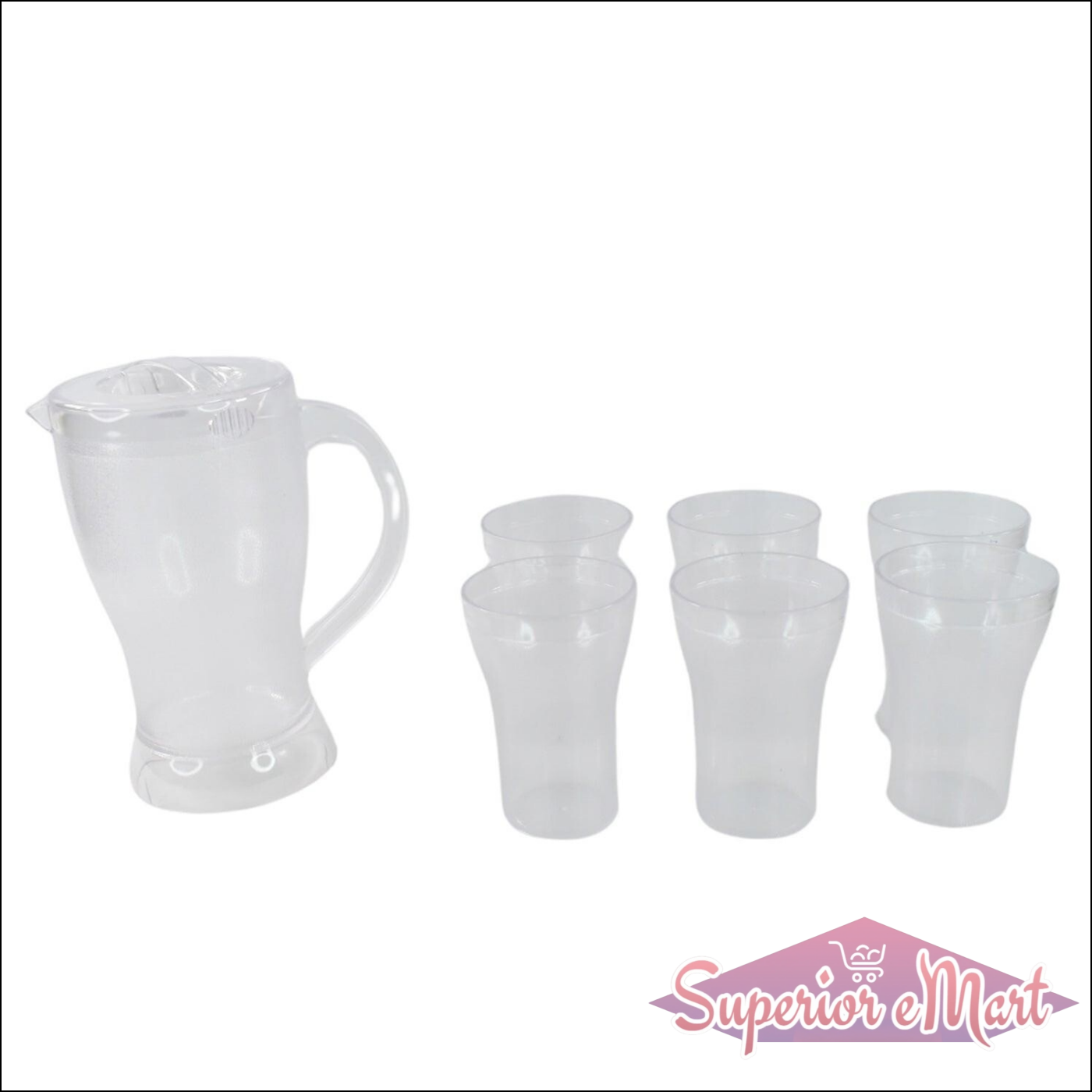 7 Piece Unbreakable Glassware Set - Superior eMart