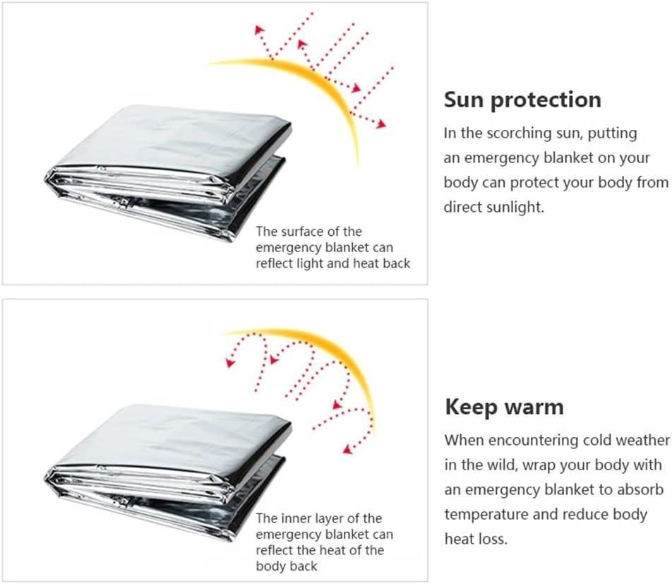 Emergency Foil Heat Blankets 2 Pack