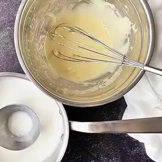 Stainless Steel Manual Milk Frother / Egg Whisk / Free Egg Separator (1 Pc)