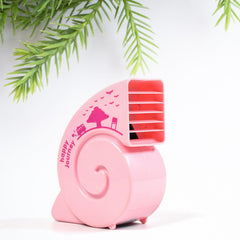 Cute Bright Color Desktop Office USB Mini Fan Battery USB Fans USB Mini Fans (Ba - 7709_mini_fancy_fan_no3