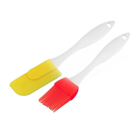 Superior eMart Spatula and Pastry Brush Set for Baking