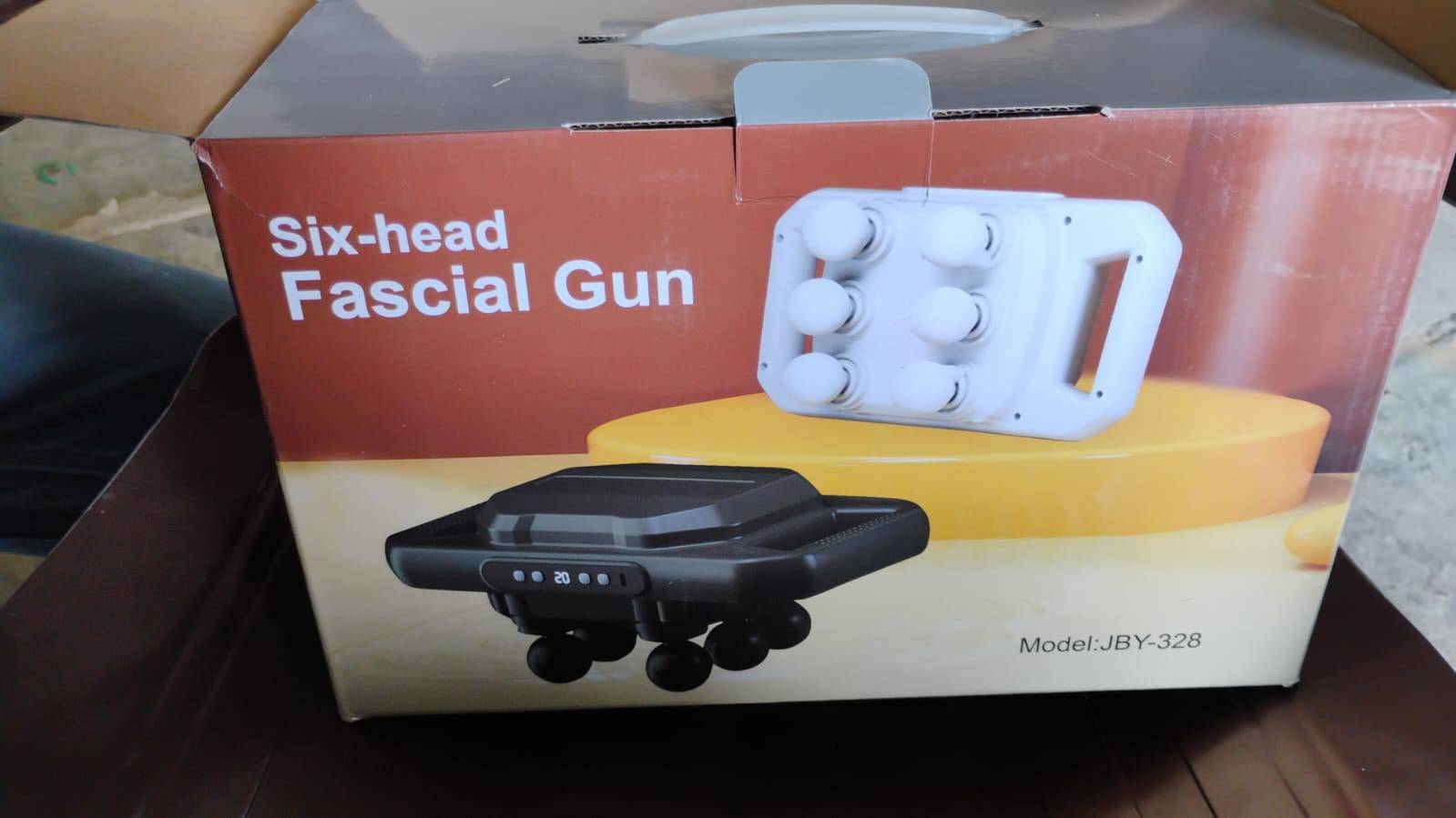 Handheld Full Body Massager 6-head Massage Gun (1 Pc  Mix Color) - Superior eMart