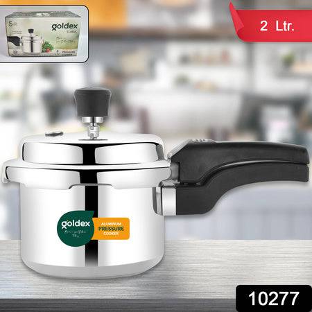 Aluminium Classic Goldex Pressure Cookers With Outer Lid (2 Litres) - Superior eMart