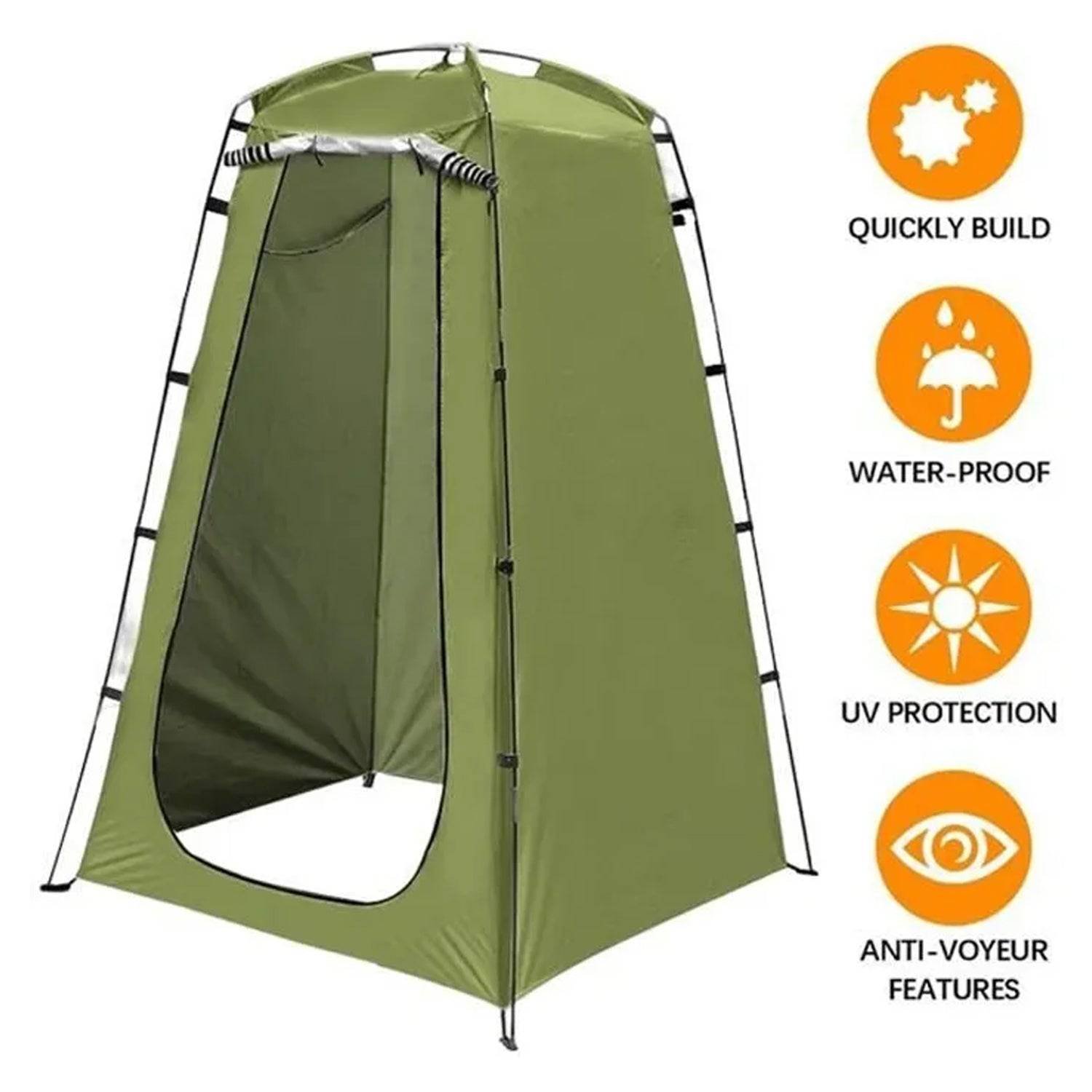 Hiking Privacy Tent  Instant Portable Outdoor Shower Tent (1 Pc) - Superior eMart