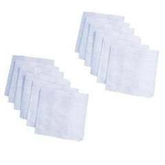 1537 Mens King Size Formal Handkerchiefs For Office Use - Pack Of 12 - Superior eMart