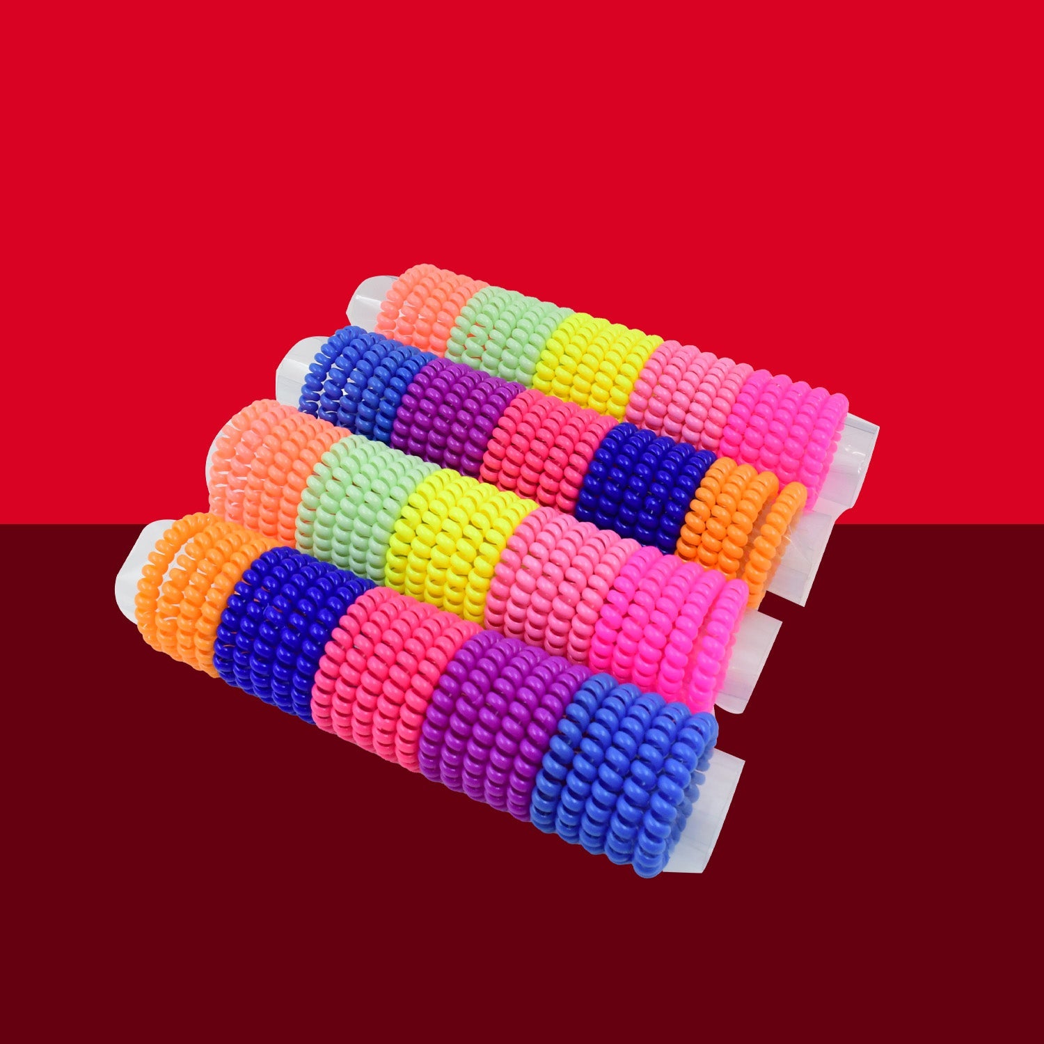 Telephone Wire Hair bands Pack of 100 Pcs - 13342_telephone_wire_hair_band_100pc