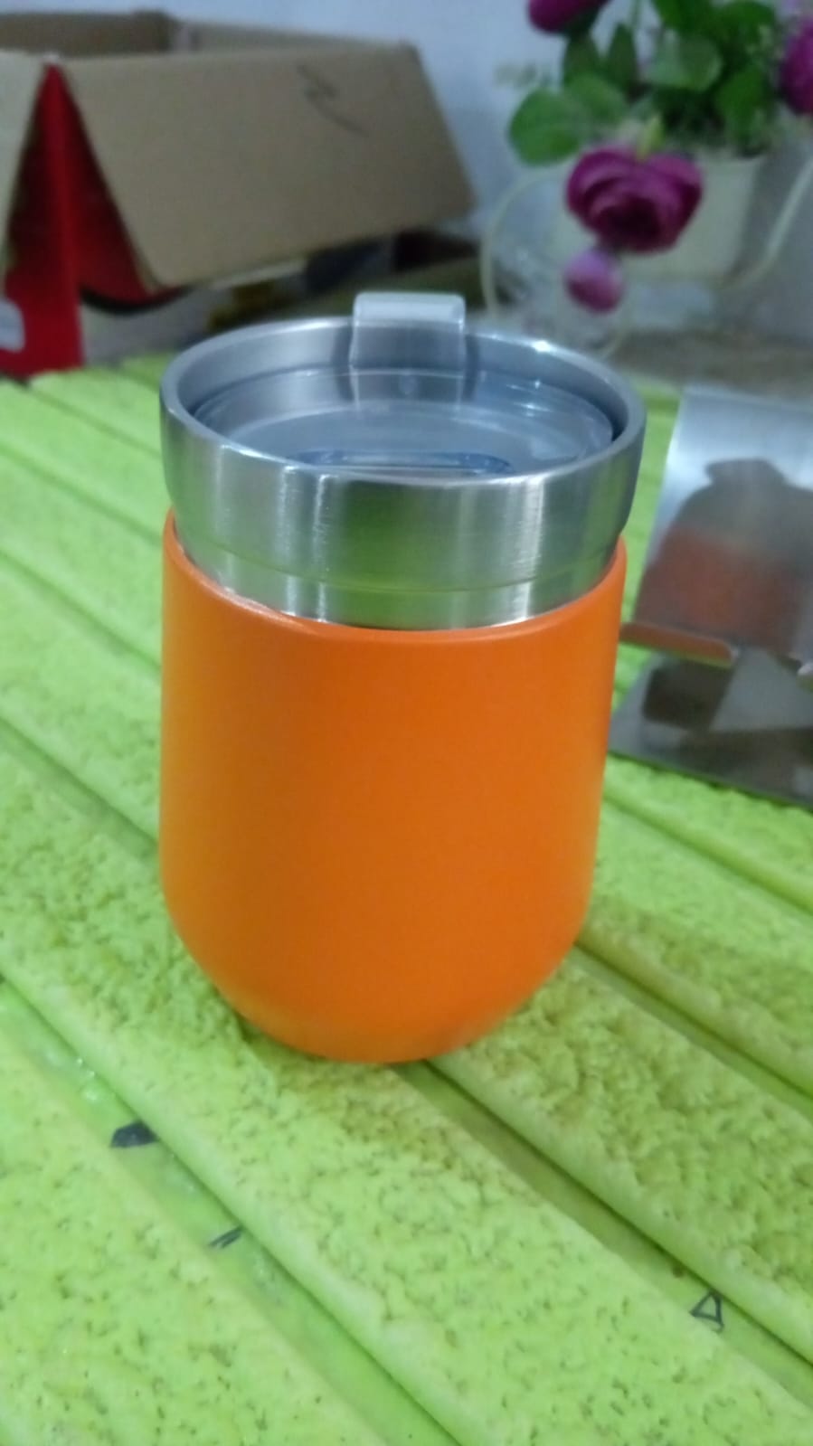 Vacuum Insulated Stainless Steel Wine Tumbler Vacuum Mug (300 ML Approx) - 13285_ss_vacuum_tumbler_1pc