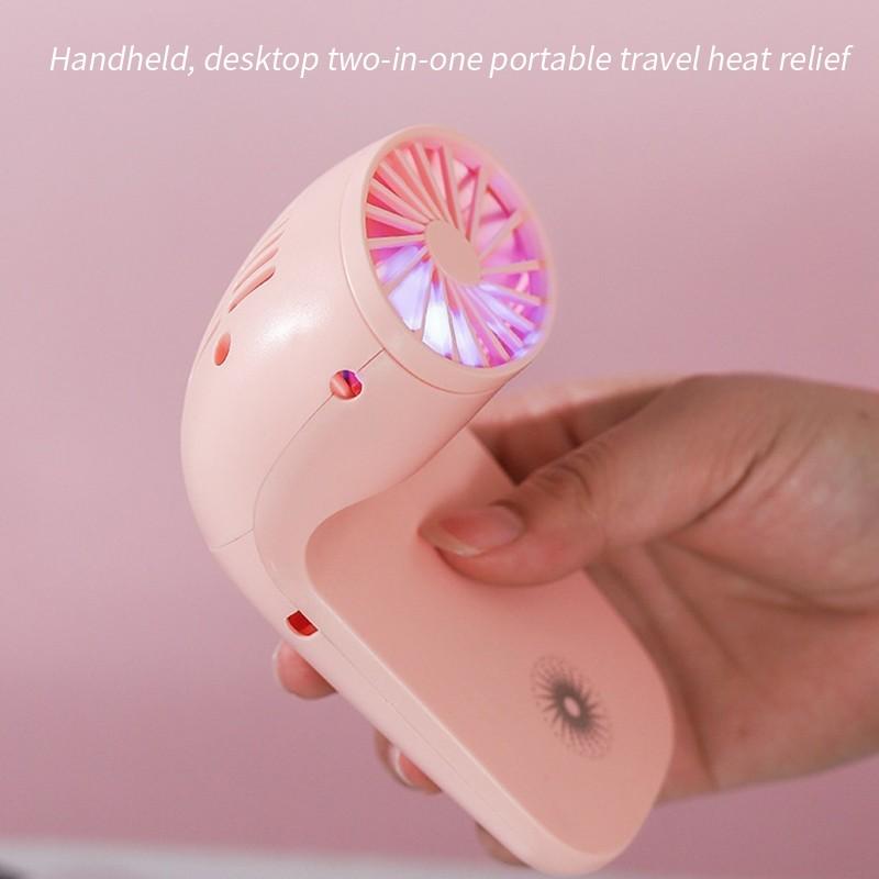 Portable Mobile Phone Holder Fan  Personal Fan Multi- Function Fan Handheld Char - 4814_mobile_stand_fan