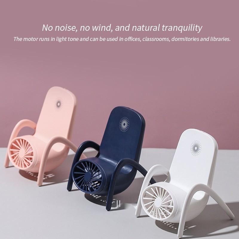 Portable Mobile Phone Holder Fan  Personal Fan Multi- Function Fan Handheld Char - 4814_mobile_stand_fan