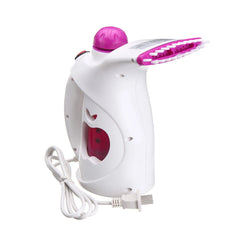 Versatile garment steamer for clothes and facial use