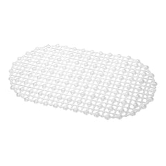 PVC bath mat for bathtubs, anti-slip and antibacterial, machine washable.