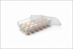 8 Cavity Egg Storage Box | Egg Trays For Refrigerator With Lid 1 Pc - Home & Kitchen