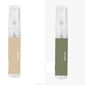 8 Perfumes Gift Box featuring Wild Rose and White Lace scented sprays for fragrance lovers